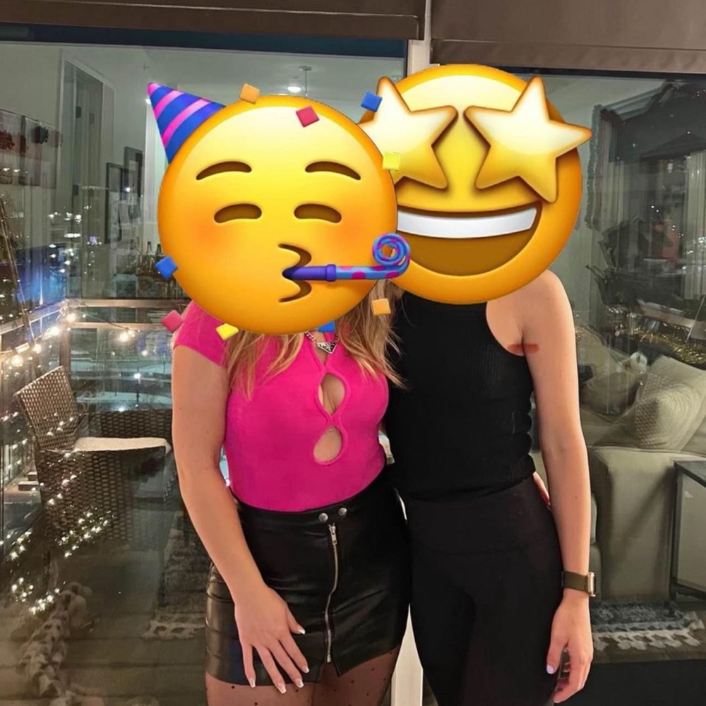 Aritzia Wilfred Black Leather Skirt